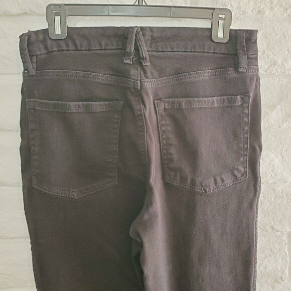 GOOD AMERICAN Good Curve High Rise Straight Stretch Black Jeans GCST47SBT 10/30 - Picture 3 of 11